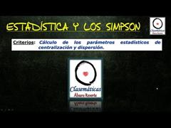 (Estadística) La Estadística y los Simpson