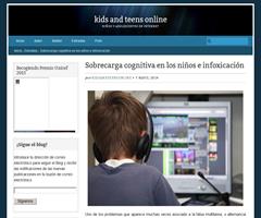 Sobrecarga cognitiva en los niños e infoxicación