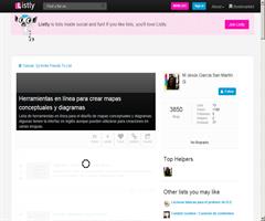 Herramientas en línea para crear mapas conceptuales y diagramas