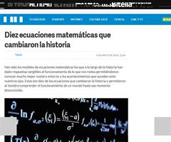 Diez ecuaciones matemáticas que cambiaron la historia