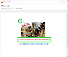Mi actividad de aula usando Skitch   LAS DISTANCIAS QUE IMPIDEN COPIAR EN SELECTIVIDAD