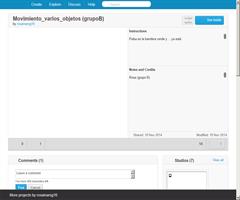 Proyecto Scratch (movimiento de varios objetos)