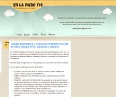Organización, trabajo colaborativo y evaluación mediante rúbricas en el aula con google