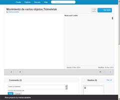 Movimiento de varios objetos: Tximeletak