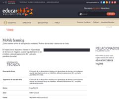 Educarchile: Impacto de los dispositivos móbiles(Mobile learning), en el aprendizaje de idiomas.