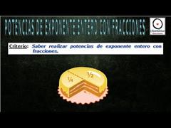 (Fracciones) - Potencias de Exponente Entero con Fracciones