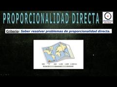 (Proporcionalidad) - Proporción Directa