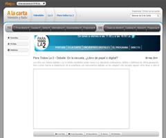Para Todos La 2 - Debate: En la escuela, ¿Libro de papel o digital?