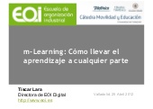m-Learning: cómo llevar el aprendizaje a cualquier parte