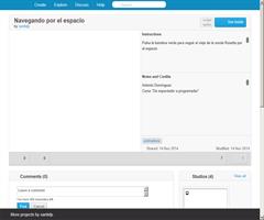 Movimiento de varios objetos en el espacio