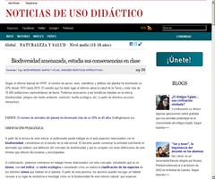 Biodiversidad amenazada, estudia sus consecuencias en clase