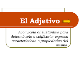 El adjetivo - REA