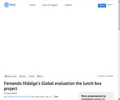 Fernando Hidalgo's Global evaluation the lunch box project