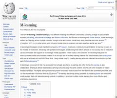 mobile learning definition