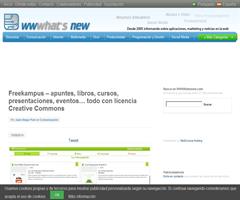 Freekampus – apuntes, libros, cursos, presentaciones, eventos… todo con licencia Creative Commons