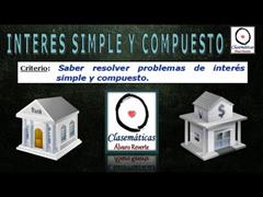 (Porcentajes y Proporciones) - Interés Simple e interés Compuesto - Anual