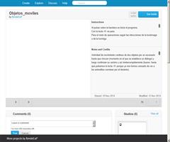 objetos Scratch en movimiento