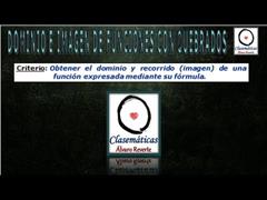 (Funciones) - Dominio e Imagen (Fórmula): Funciones con Quebrados (2)