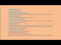 Prototipo "las cadenas y los algoritmos"