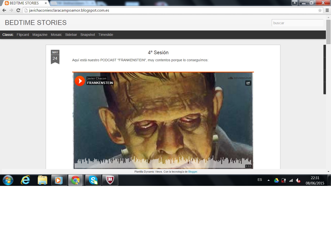 Plan de Cultura Digital: "Bedtime stories"