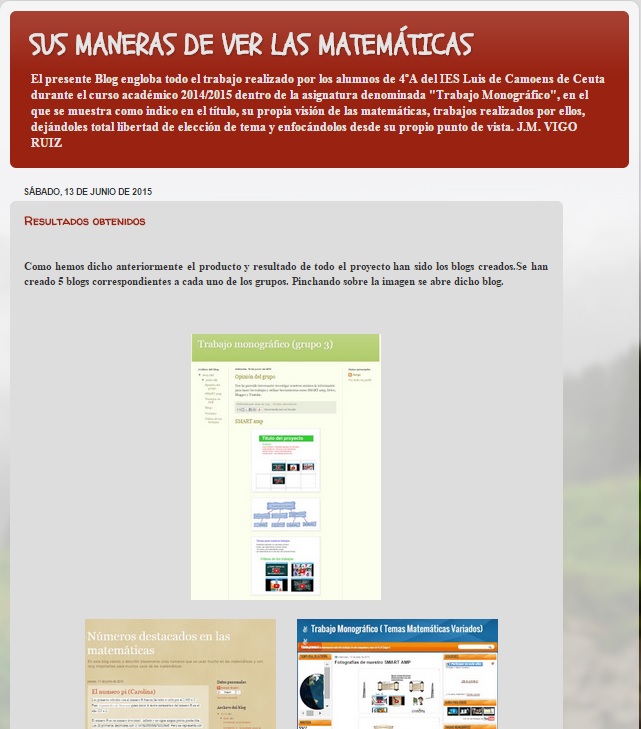 Plan de Cultura Digital: "Sus maneras de ver las matemáticas"