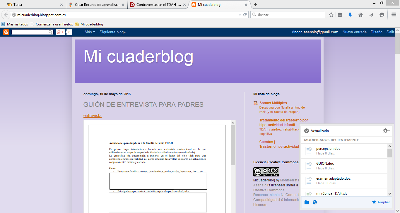 MI BLOG DEL NIÑO TDAH
