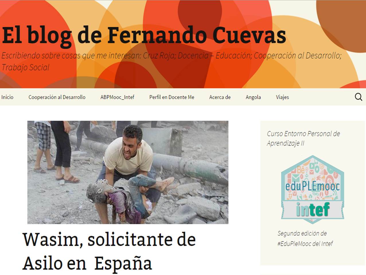 Wasim, solicitante de Asilo en España