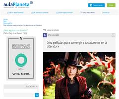 Diez películas para sumergir a tus alumnos en la Literatura