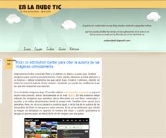 Flickr cc Attribution Center para citar la autoría de las imágenes cómodamente