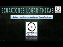 (Logaritmos) - Ecuaciones Logarítmicas