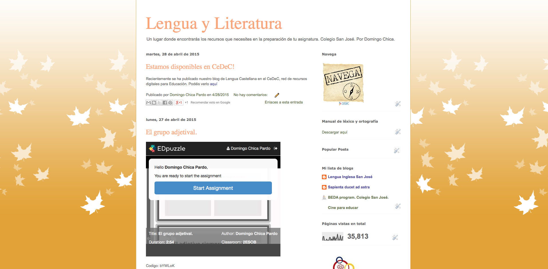 Blog de Lengua Castellana y su Literatura