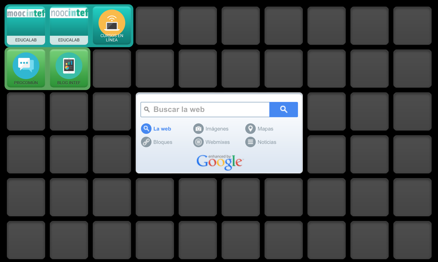 Primer webmix para la IDEA CLAVE 2 del NOOC #SymbalooEdu