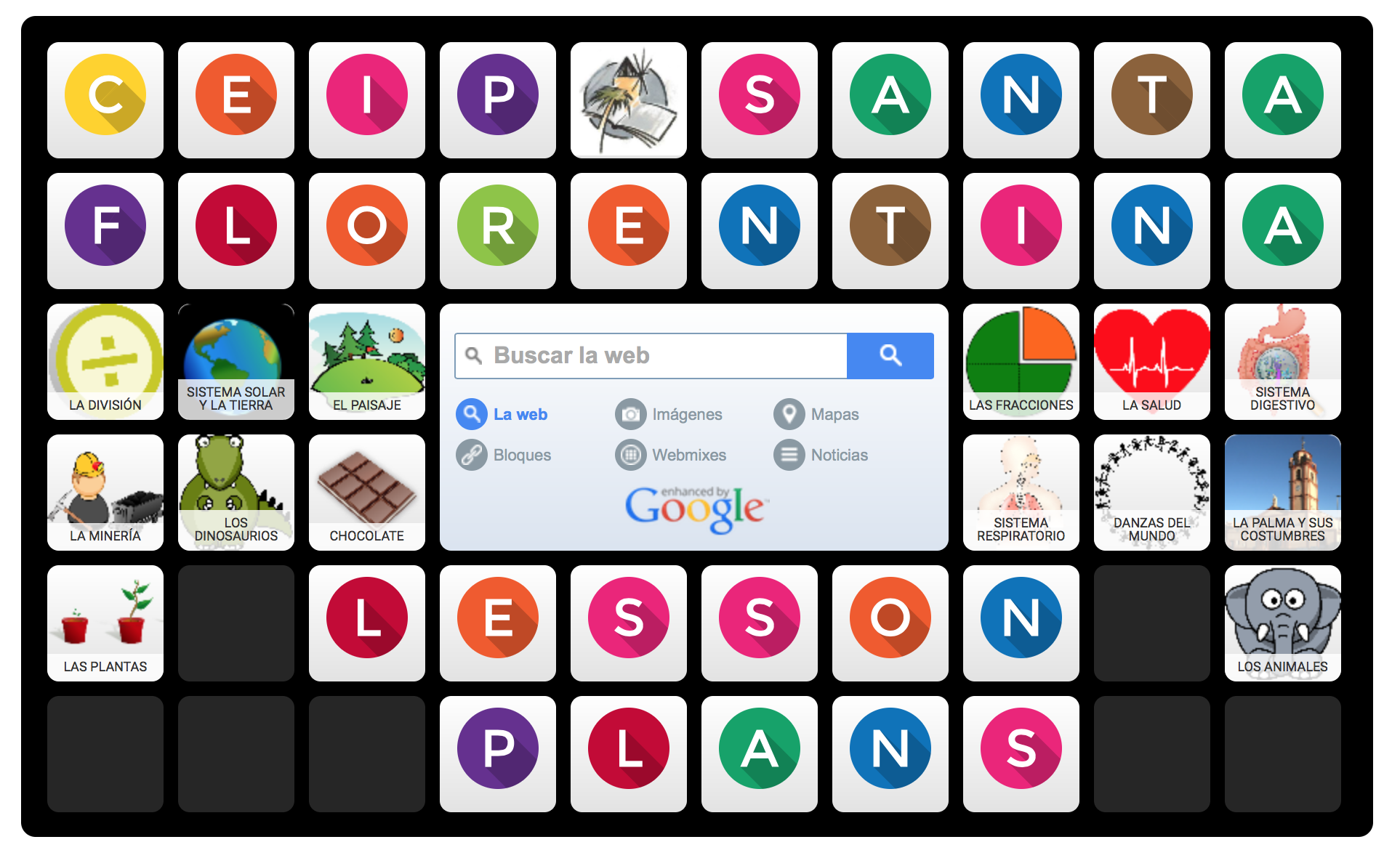 LESSON PLANS CEIP SANTA FLORENTINA - LA PALMA (Cartagena)