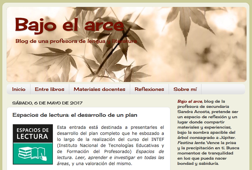 Un plan de fomento de la lectura para 1º BACH en Lengua y literatura