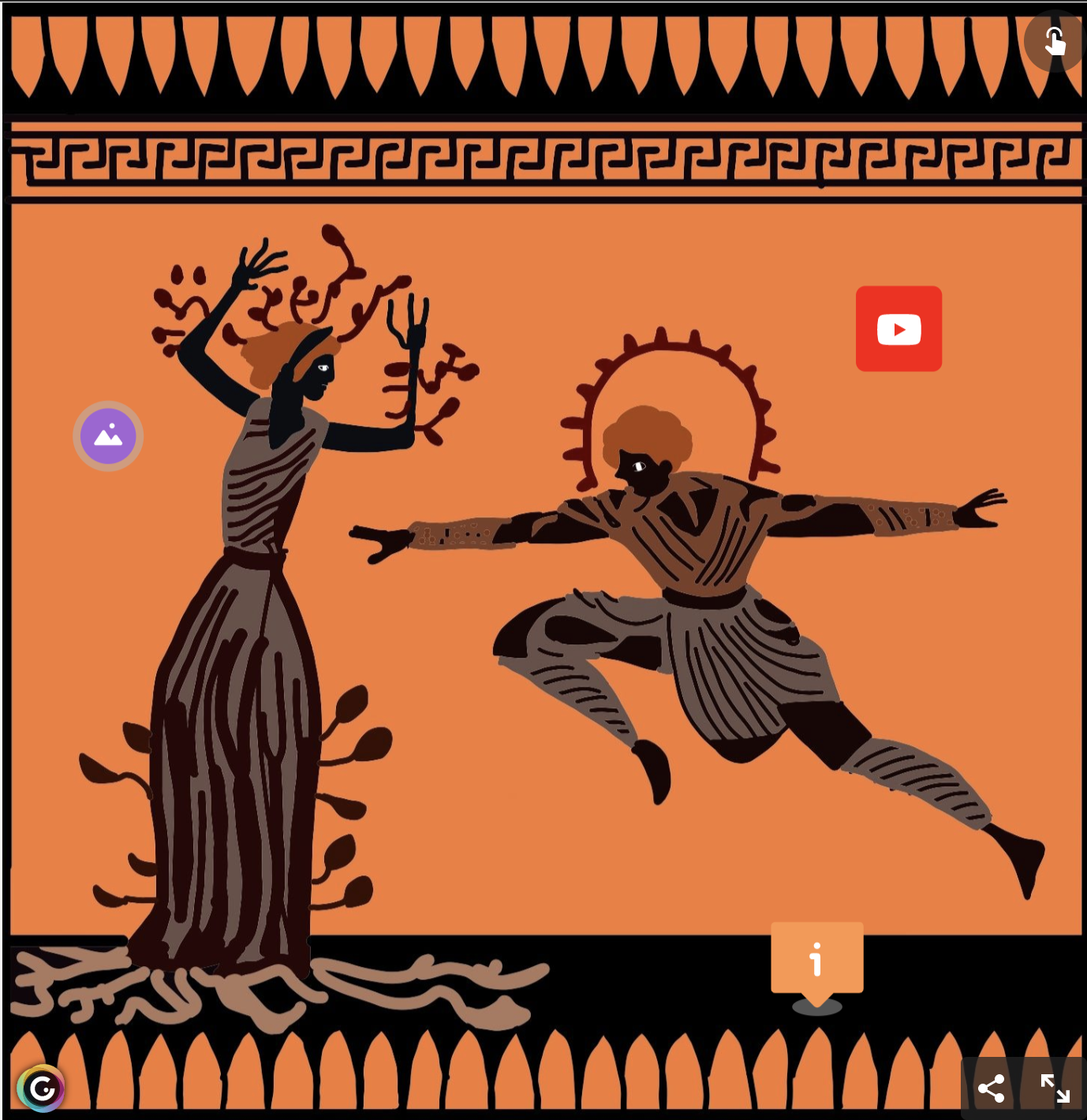 POSTAL INTERACTIVA DE MITOS GRIEGOS