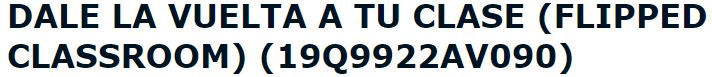 proyecto final flipped classroom