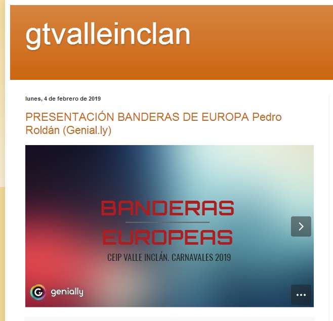 GRUPO DE TRABAJO: Uso de herramientas web para la creación de materiales curriculares. (CEIP Valle Inclán, Ceuta)