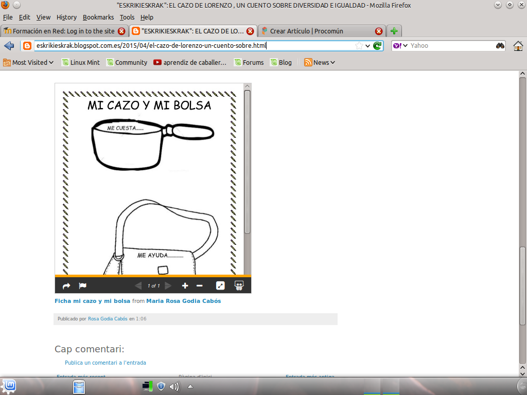 ACTIVIDAD PARA TRABAJAR LA DIVERSIDAD Y LA IGUALDAD EN EL AULA