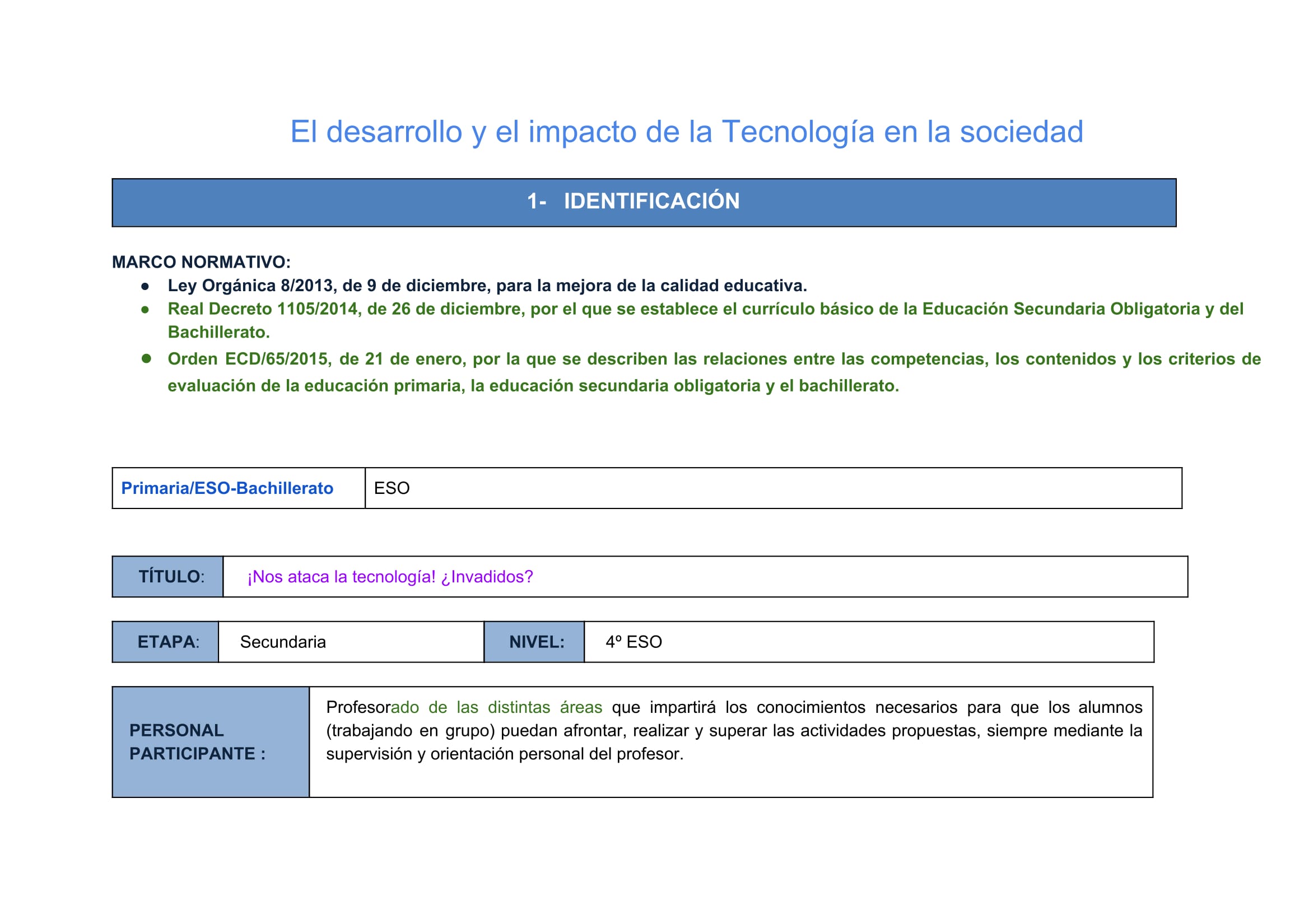 El desarrollo y el impacto de la Tecnología en la sociedad