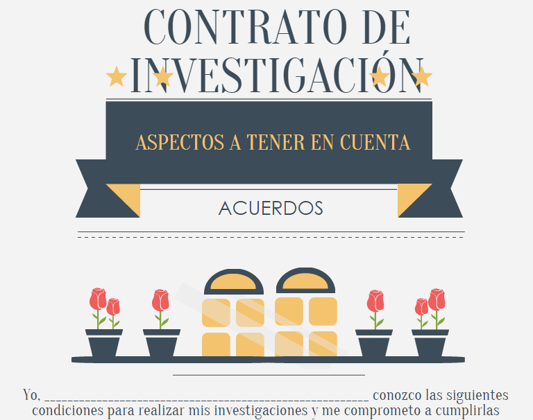CONTRATO DE INVESTIGACIÓN