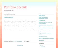 Dirección portfolio docente