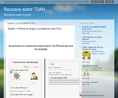 Examen adaptado y sin adaptar para TDAH (1º Primaria)