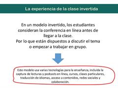 Uso de REA en la Clase invertida