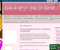 aula de apoyo pase sin llamar.