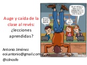Descripción crítica de una experiencia real del Flipped Classroom