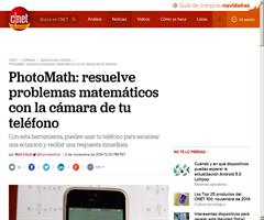 PhotoMath: resuelve problemas matemáticos con la cámara de tu teléfono