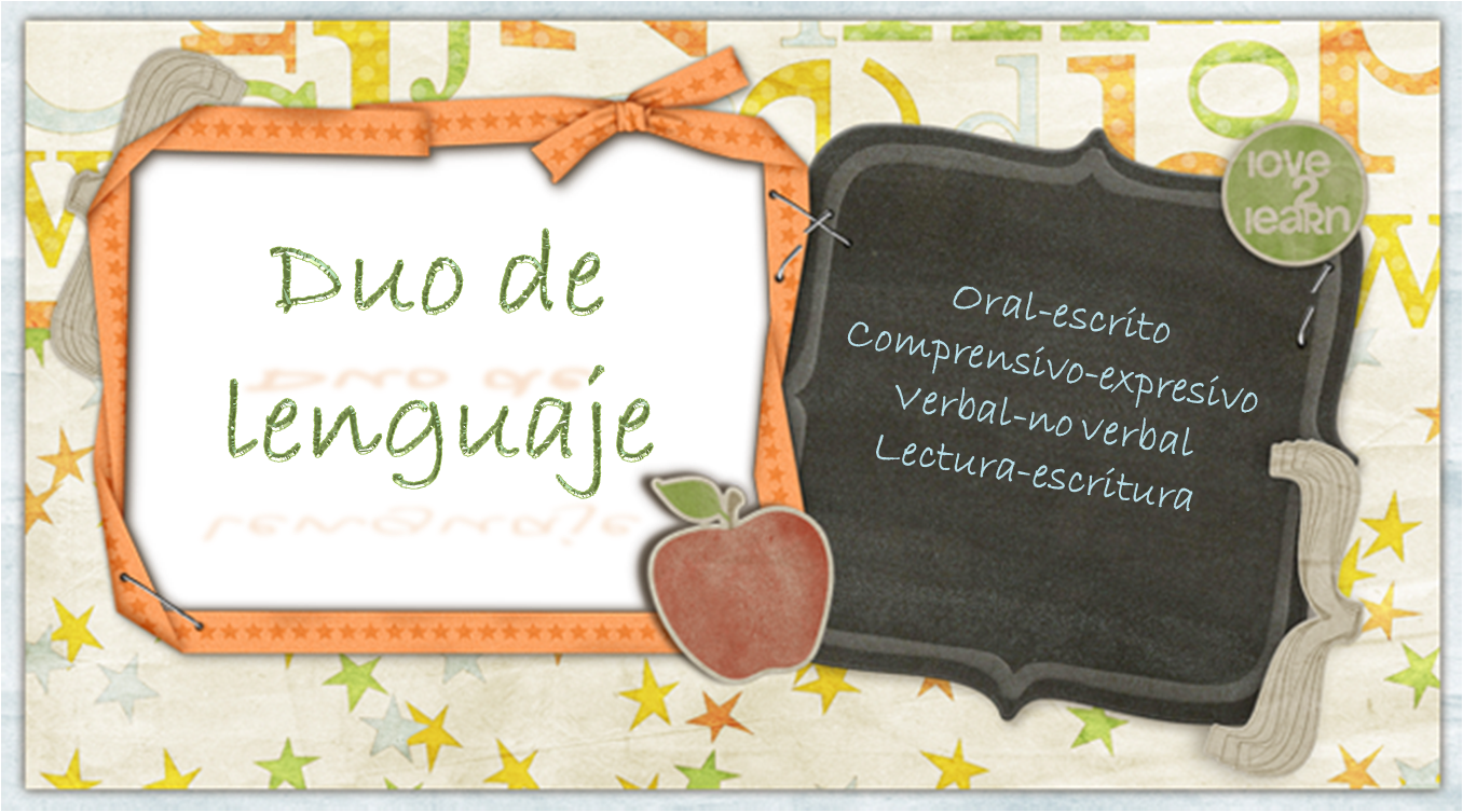 Dúo de lenguaje. El blog para Espacios de lectura... y más.