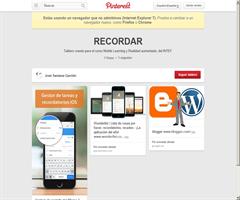 Mi tablero de RECORDAR