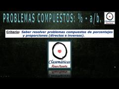 (Porcentajes y Proporciones) - Problemas Compuestos de Porcentajes y Proporciones