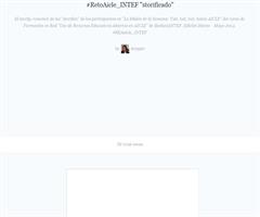 #RetoAicle_INTEF "storificado"